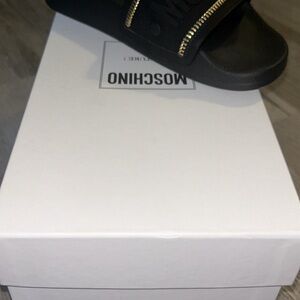 Authentic Moschino slides
